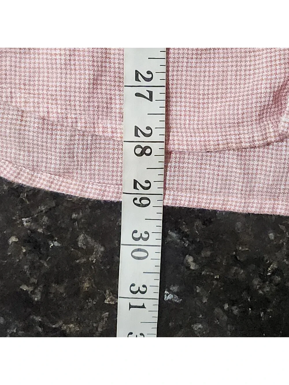 J Crew 100% Linen Plaid Gingham Button Up Shirt Summer Beach Casual Preppy Large
